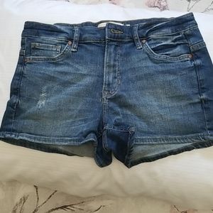 Denim shorts